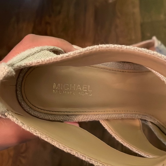 Michael Kors espadrille wedge sandals - Picture 2 of 5